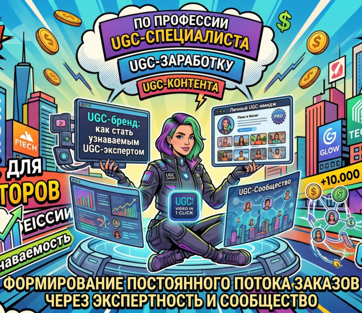 UGC-бренд: как стать узнаваемым UGC-экспертом, выстроить личный UGC-имидж и создать UGC-сообщество, которое приносит UGC-заказы без холодных UGC-продаж