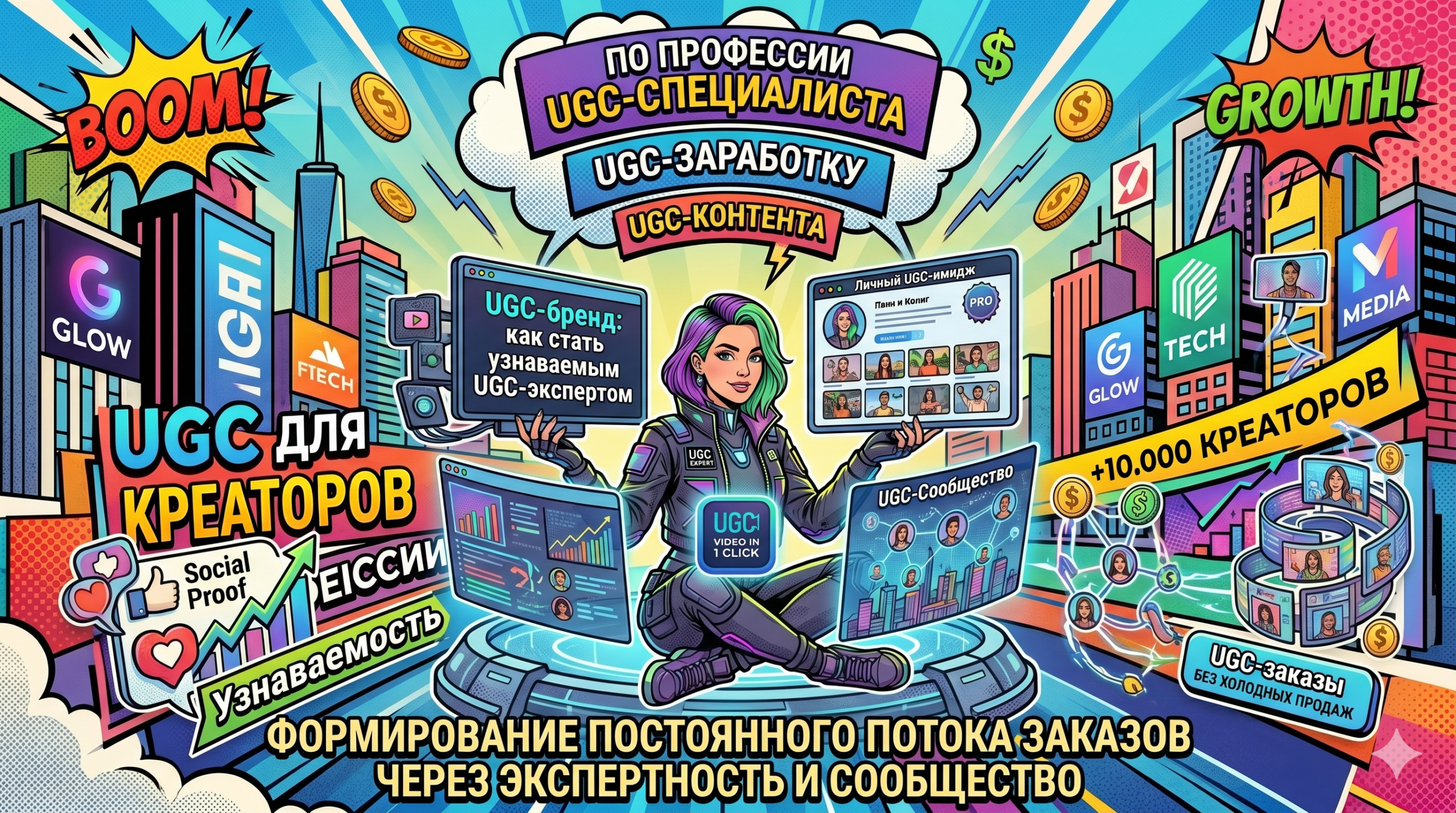 UGC-бренд: как стать узнаваемым UGC-экспертом, выстроить личный UGC-имидж и создать UGC-сообщество, которое приносит UGC-заказы без холодных UGC-продаж