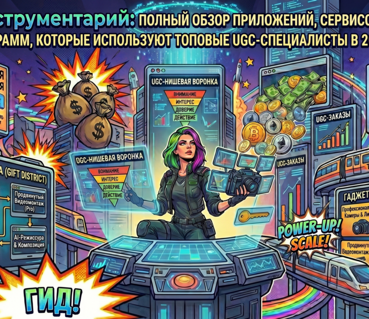 UGC-инструментарий: полный обзор приложений, сервисов, гаджетов и программ, которые используют топовые UGC-специалисты в 2026 году для UGC-съёмки, UGC-монтажа, UGC-аналитики и UGC-автоматизации