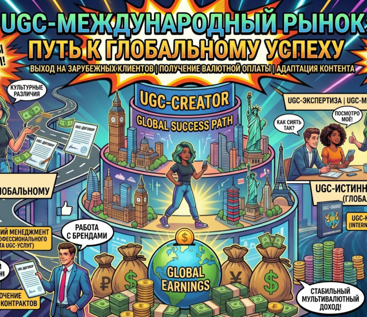 UGC-международный рынок: как выходить на зарубежных UGC-клиентов, получать UGC-оплату в валюте и адаптировать UGC-контент под глобальную UGC-аудиторию