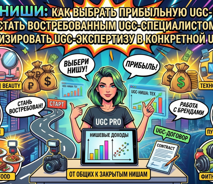 UGC-ниши: как выбрать прибыльную UGC-нишу, стать востребованным UGC-специалистом и монетизировать UGC-экспертизу в конкретной UGC-нише