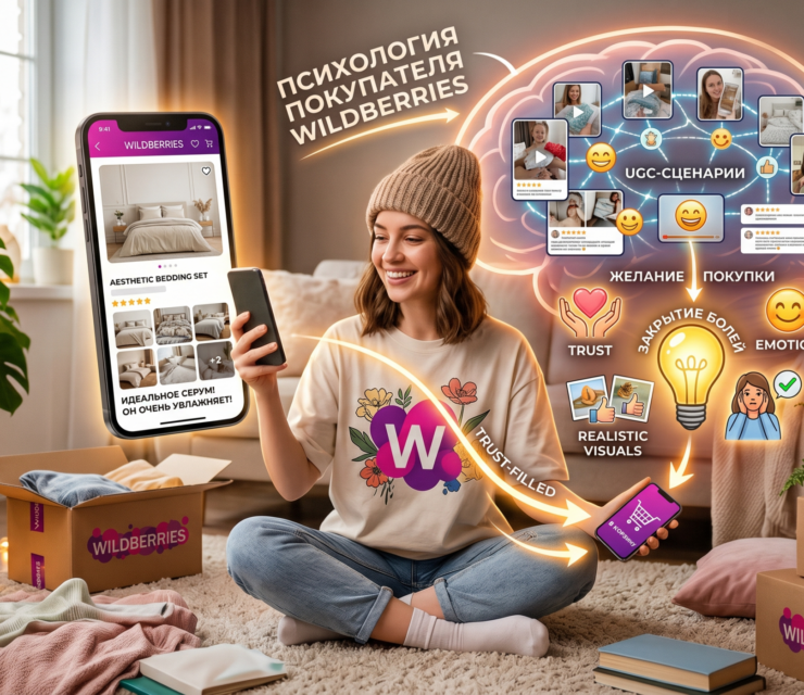 🧠 Психология покупателя Wildberries: как намертво закрывать боли аудитории через UGC-сценарии
