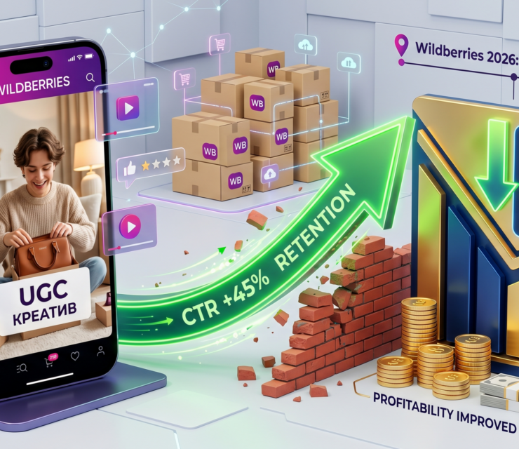📉 Как снизить ДРР на Wildberries в 2026 году: UGC-видео против выгорания креативов в АРК