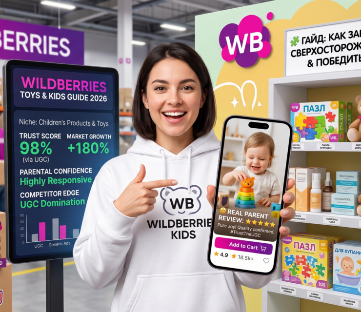 🧸 Гайд по товарной нише «Детские товары и игрушки» на Wildberries: как завоевать доверие сверхосторожных родителей с помощью UGC и победить в 2026 году