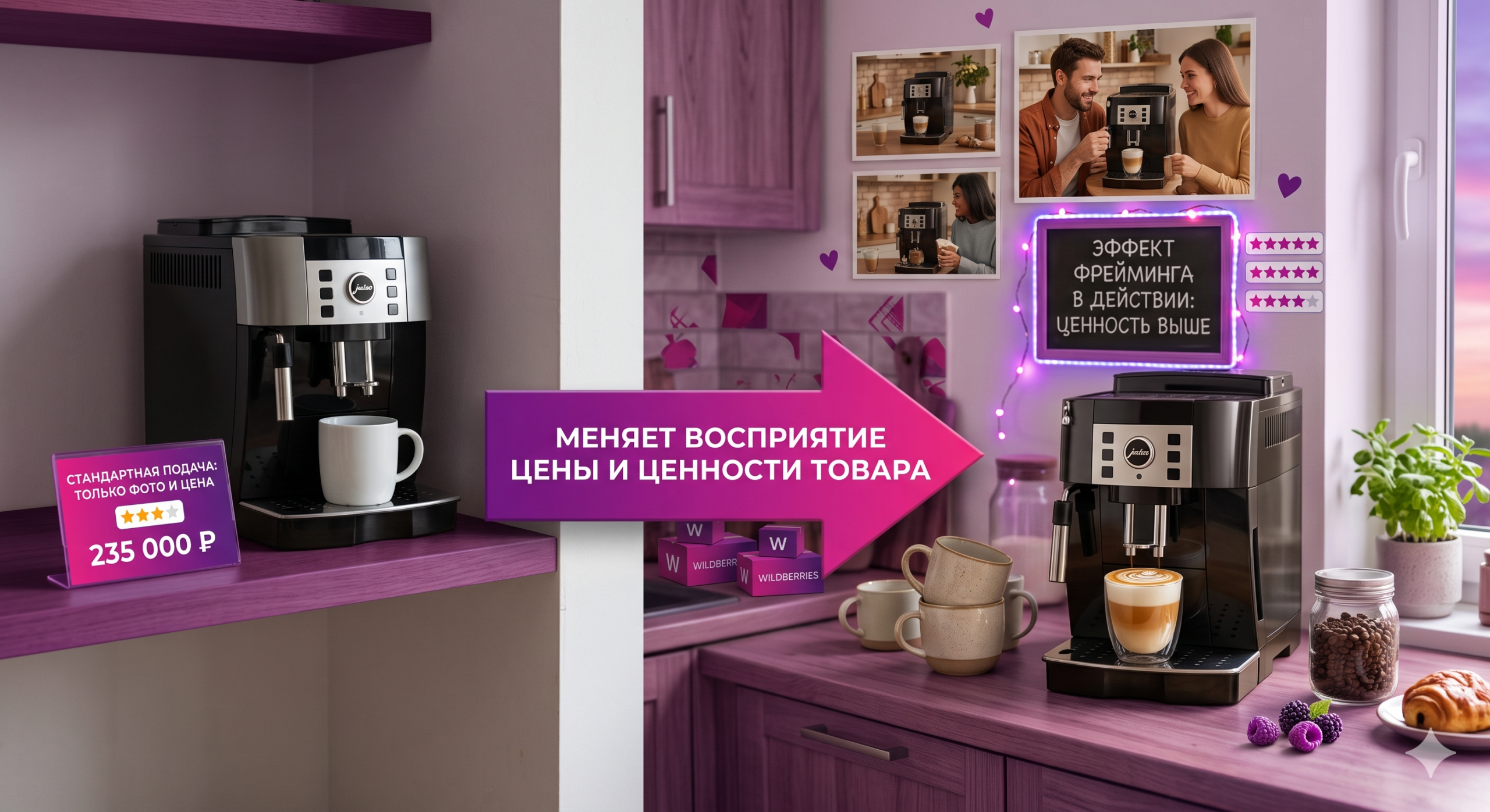 🧠 Эффект фрейминга на Wildberries: как правильная подача контекста через UGC-контент в карточке WB меняет восприятие цены и ценности товара