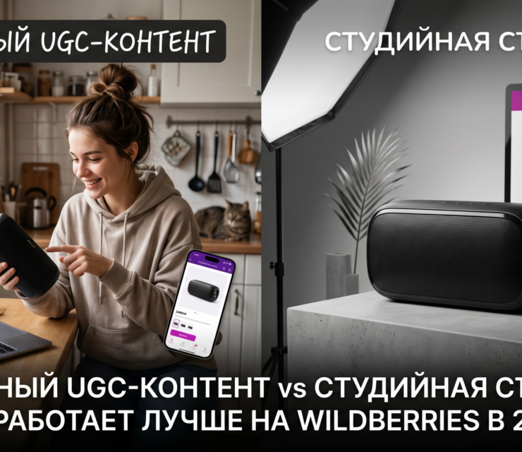Нативный UGC-контент vs студийная съёмка: что работает лучше на Wildberries в 2026