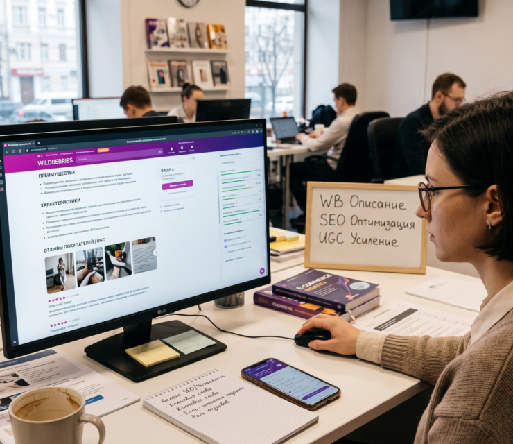 Описание на Wildberries WB, которое продаёт и ранжируется: баланс читаемости и оптимизации и роль UGC-контента в усилении текста
