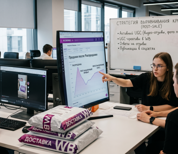 Постакционный провал на Wildberries WB: как UGC-свежесть выравнивает кривую продаж после распродажи