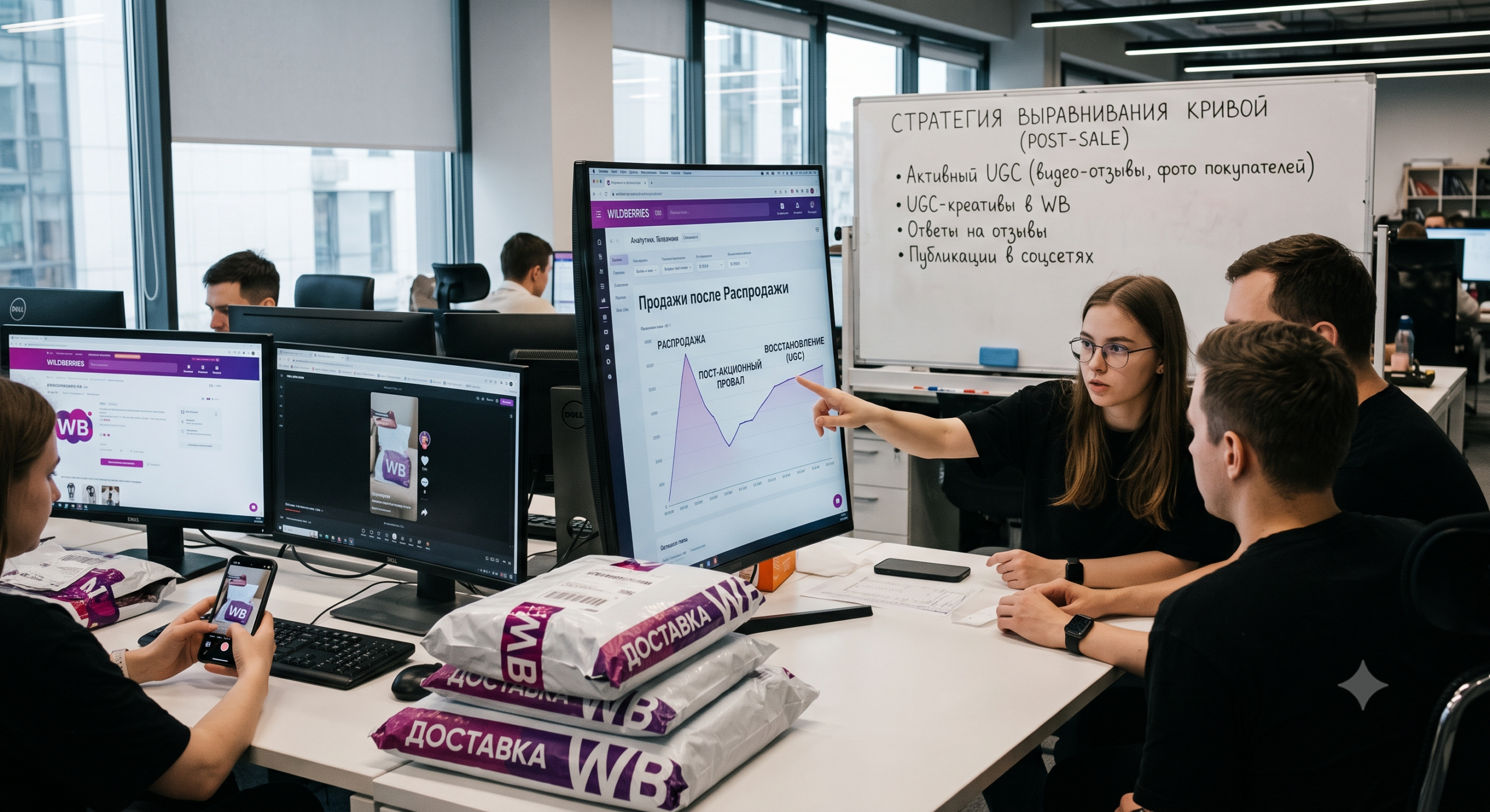 Постакционный провал на Wildberries WB: как UGC-свежесть выравнивает кривую продаж после распродажи