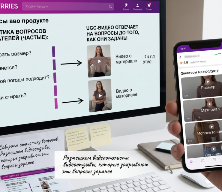 Блок «Вопросы к товару» на Wildberries WB: какие вопросы задают чаще всего и как UGC-видео отвечает на них до того, как покупатель напишет — собираем статистику вопросов и размещаем видеоотзывы, которые закрывают эти вопросы заранее