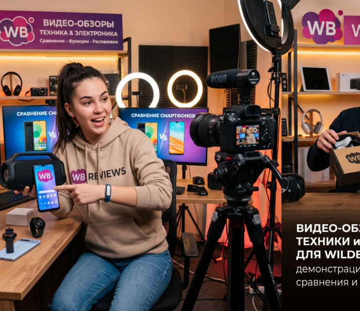 Видео-обзоры техники и электроники для WB: демонстрация функций, сравнения и UGC-распаковки